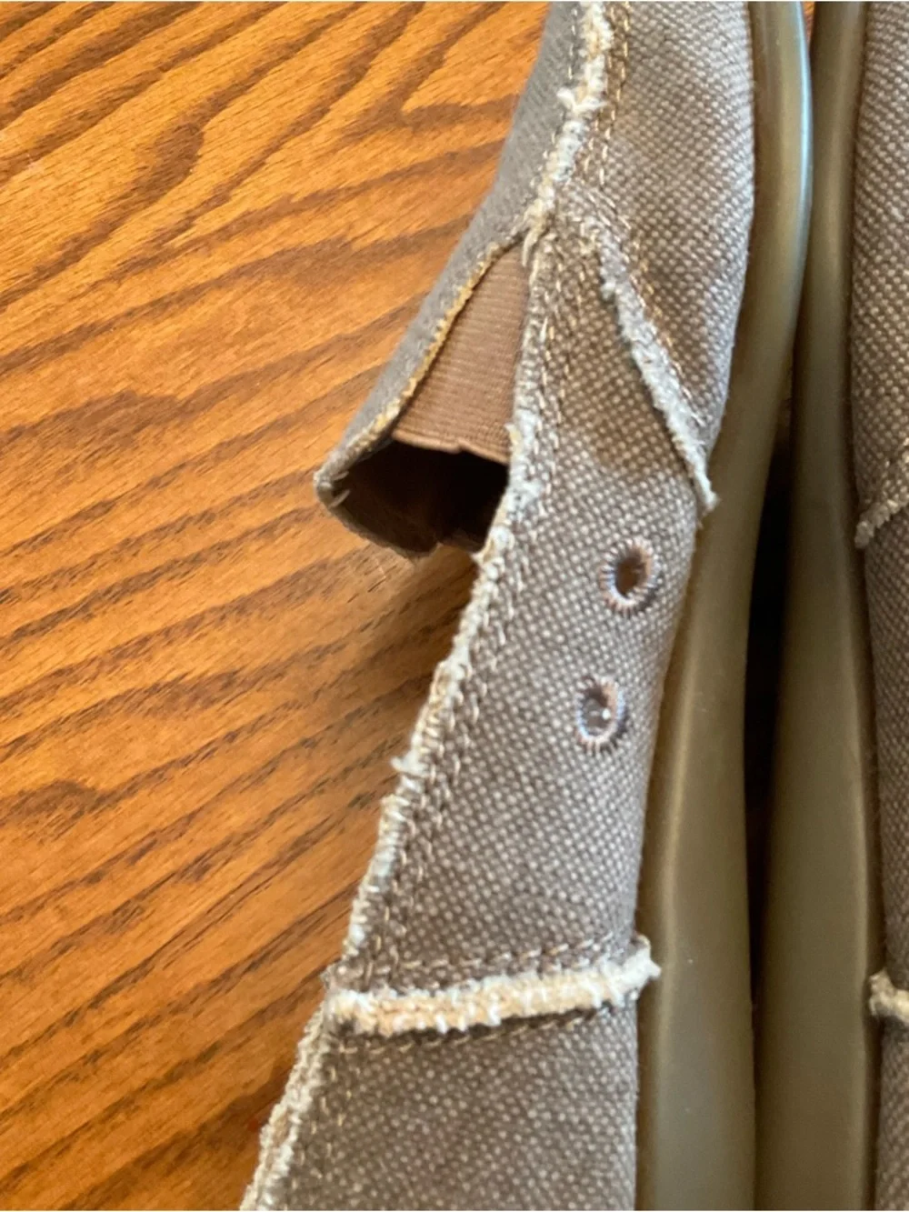 Aerosoles So Soft Canvas Loafers, Tan, Women’s Sz 7